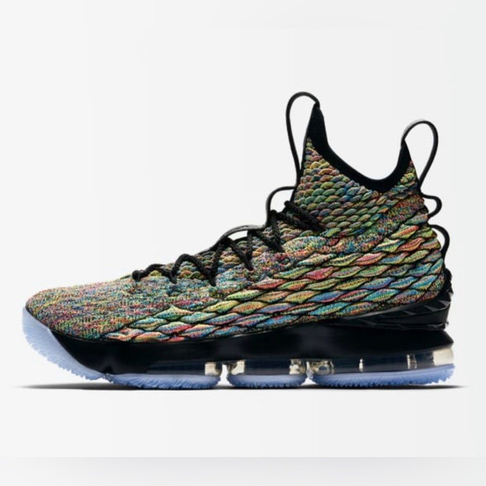 Big Kids Lebron James 15 Four Horsemen Multicolor Basketball Shoes Size 6Y